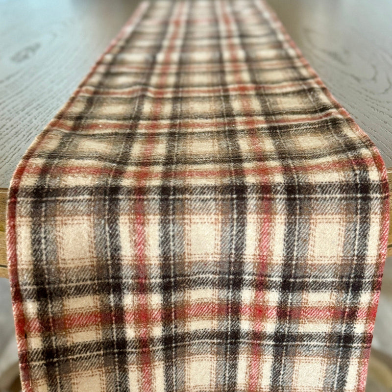 CF-3381 - Sienna Plaid 48" Table Runner (DUE IN MAY)