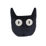 CF-3394 - Black Velvet Cat with Eyes Pillow