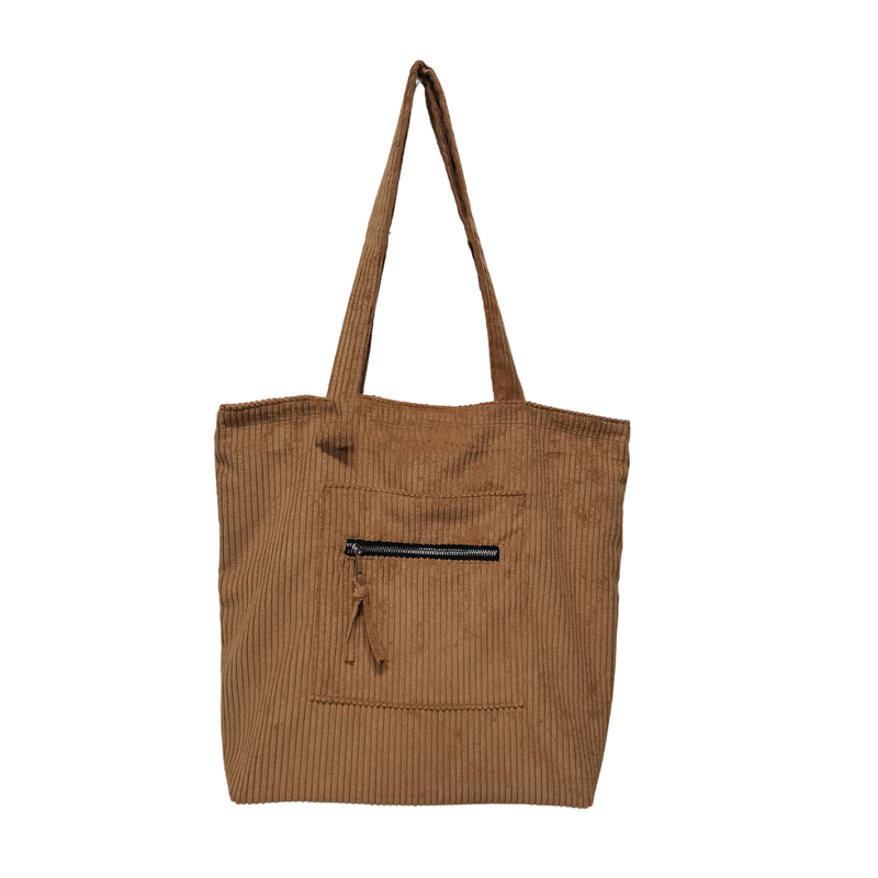 CF-3435 - Camel Corduroy Tote