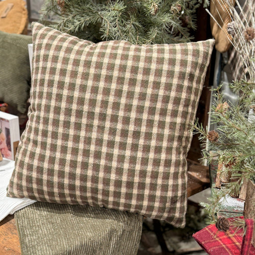20" x 20" Sawyer Plaid Pillow 