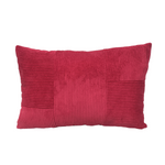 CF-3449 - 18" x 12" Red Corduroy Pillow