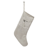 CF-3483 - White Cord Zipper Stocking (DUE IN JULY)