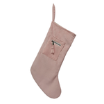 CF-3488 - Pink Cord Zipper Stocking (DUE IN JULY)