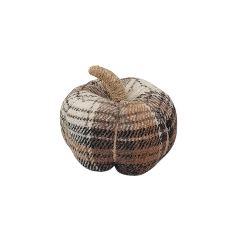 CF-3498 - Small Austin  Plaid Pumpkin