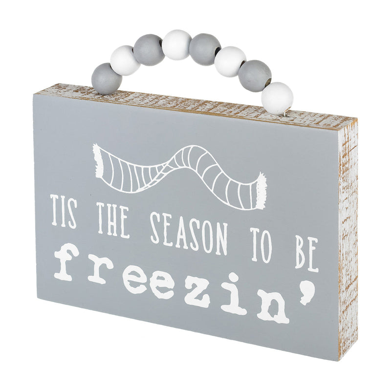 Freezin' Box Sign w/ Beads