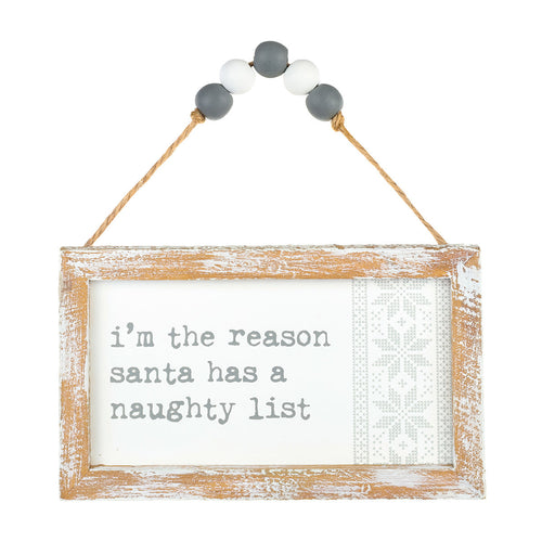 Naughty Sweater Framed Ornie