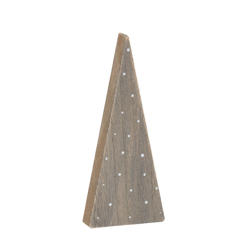 Med. Washed Wood Dotted Tree