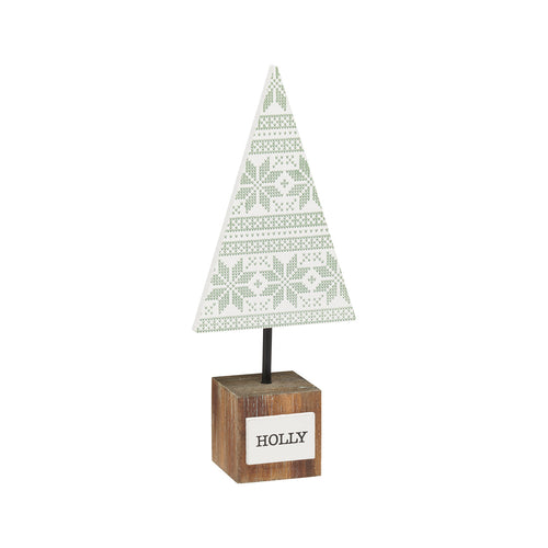 Holly Green Sweater Tree on Base