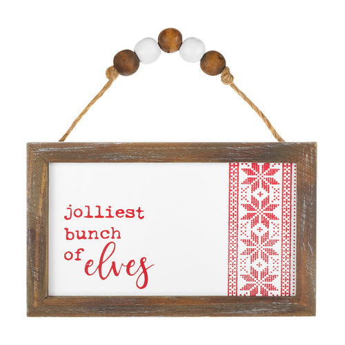 Jolliest Red Sweater Framed Ornie