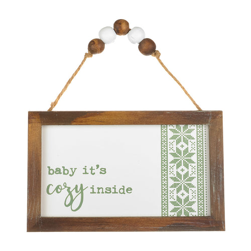 Cozy Green Sweater Framed Ornie
