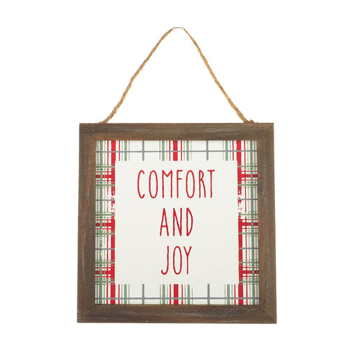 Comfort Plaid Framed Ornie