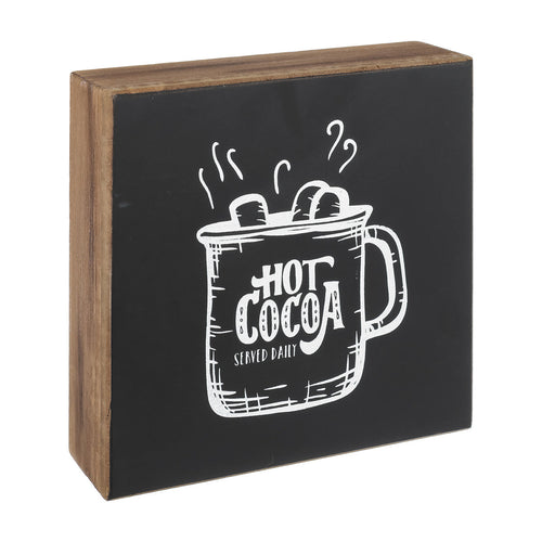 Hot Cocoa Mug Box Sign