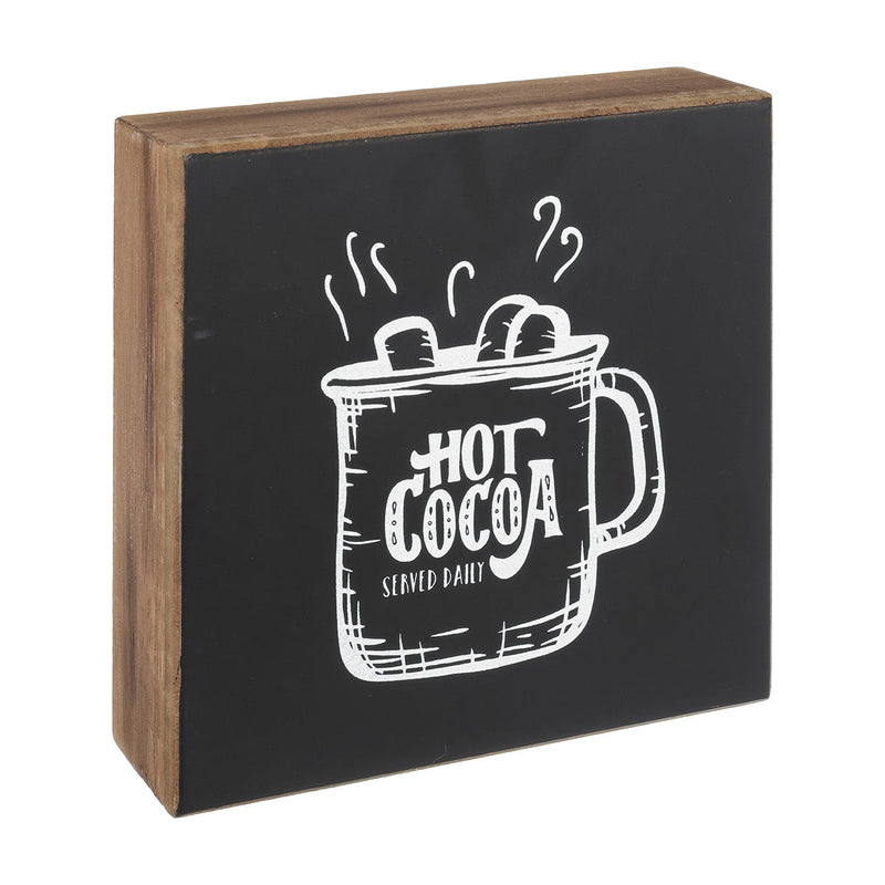 Hot Cocoa Mug Box Sign
