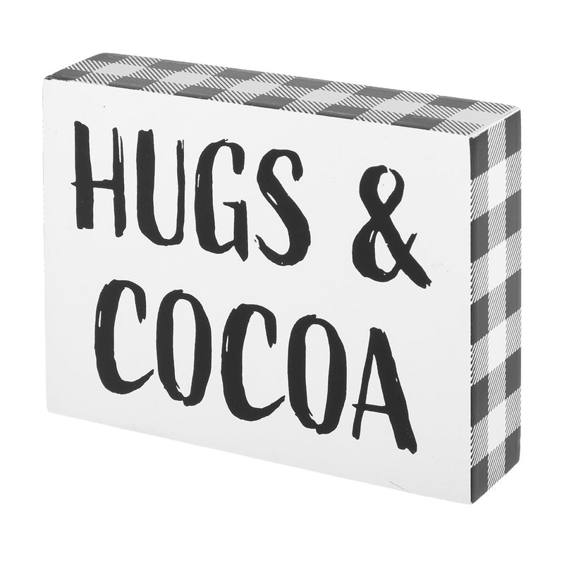 Hugs & Cocoa BW Block