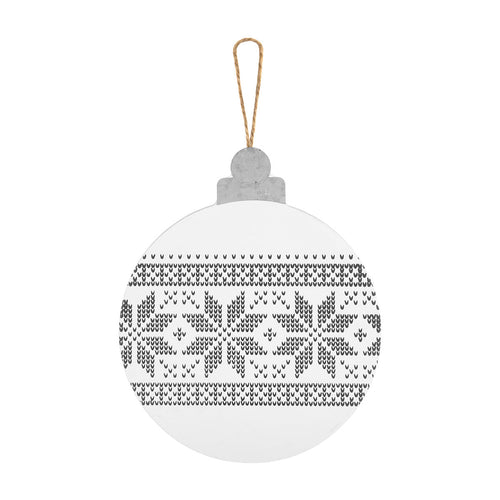 White Sweater Bulb Ornie
