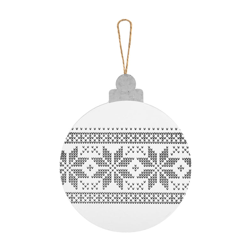 White Sweater Bulb Ornie