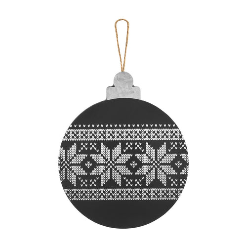 Black Sweater Bulb Ornie