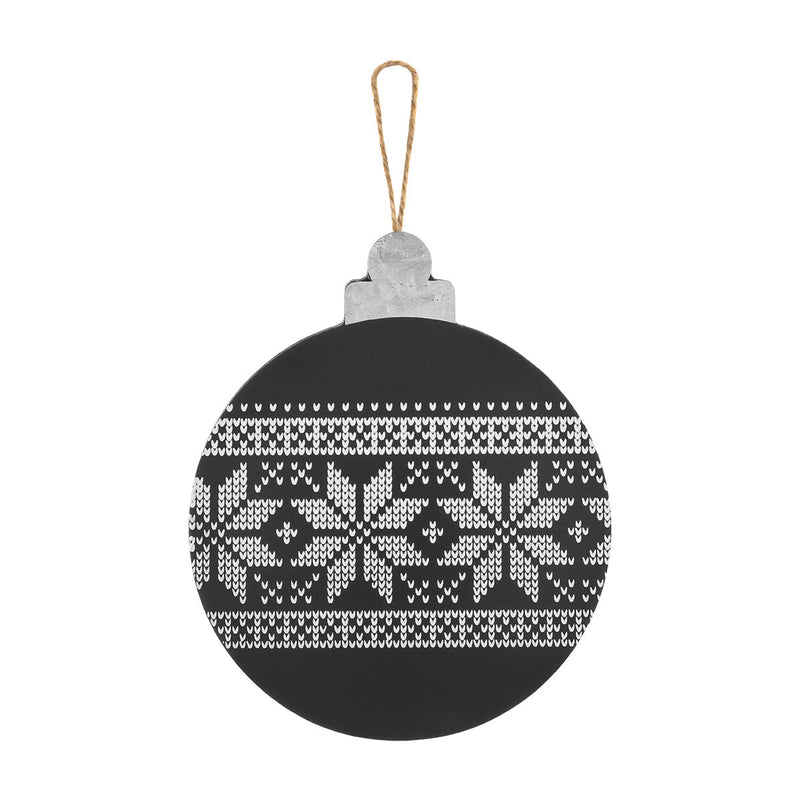 Black Sweater Bulb Ornie