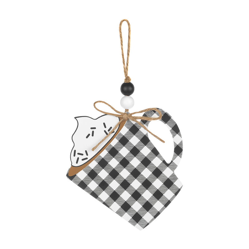BW Check Mug Ornie