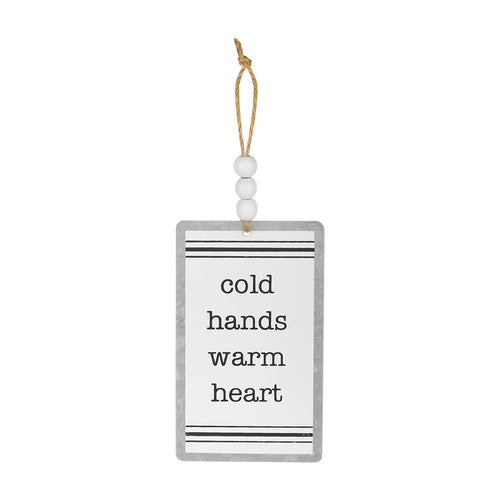 Warm Heart Tin Ornie