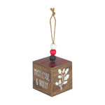 FR-1558 - *Mistletoe RB Cube Ornie