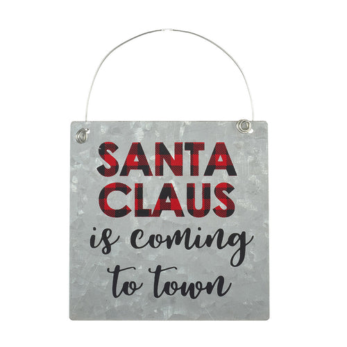 Santa RB Tin Ornie