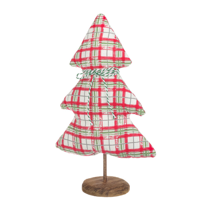 FR-1607 - *RWG Plaid Tree on Base