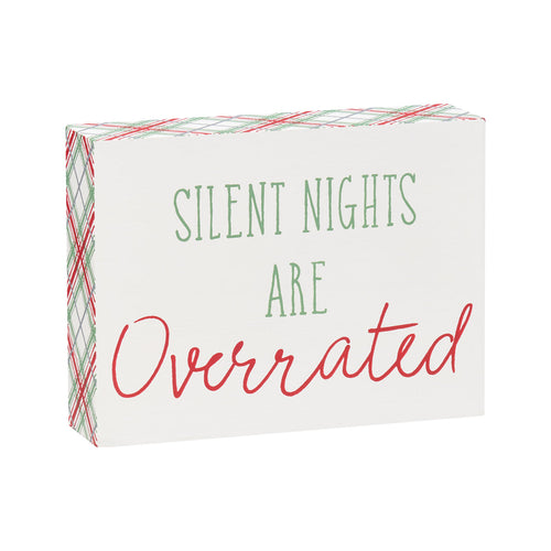 Silent Nights Plaid Block