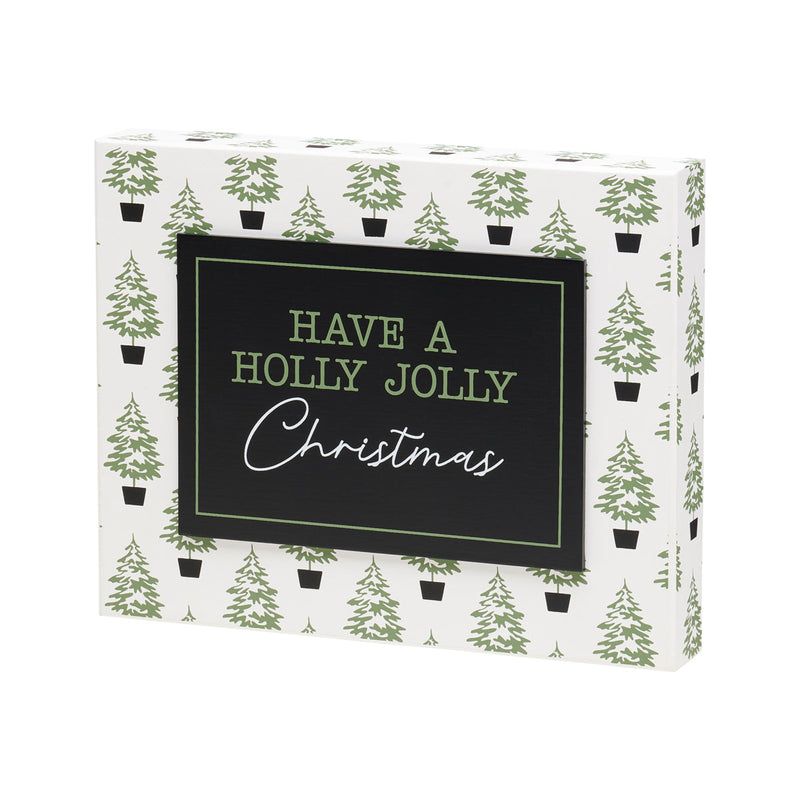 Holly Jolly 3D Box Sign