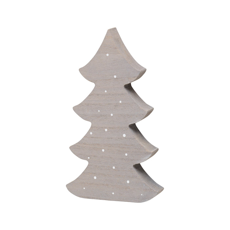 FR-3188 - Dark Gray Dotted Whimsical Tree