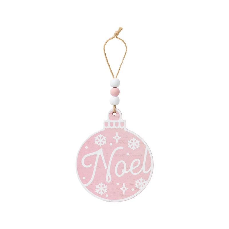 Noel Pink Bulb Ornie