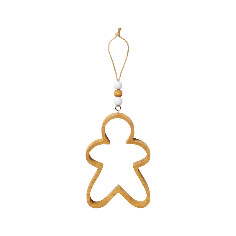 FR-3394 - Hollow Tan Gingerbread Ornie