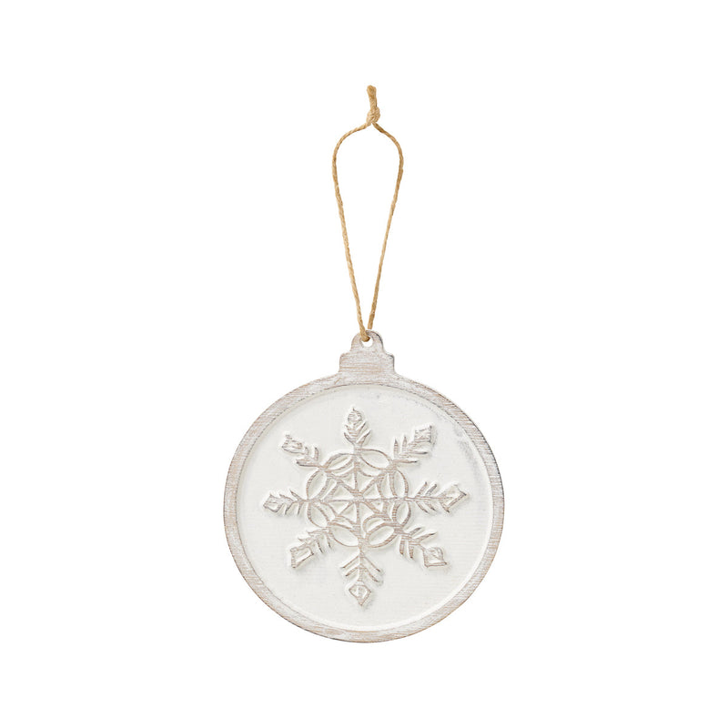 FR-3423 - Noella Carved Snowflake Ornie