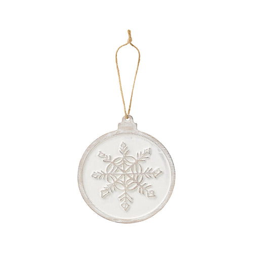 Noella Carved Snowflake Ornie