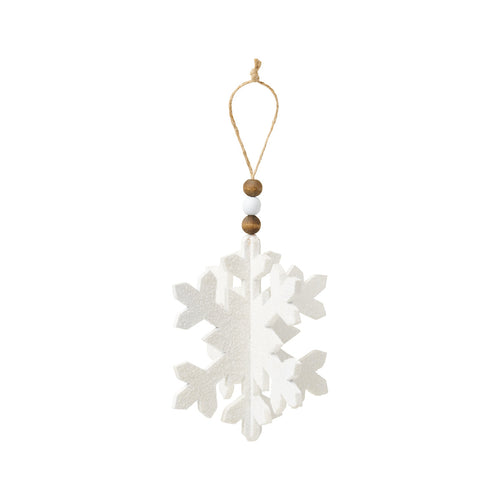 Glittering Snowflake Ornie