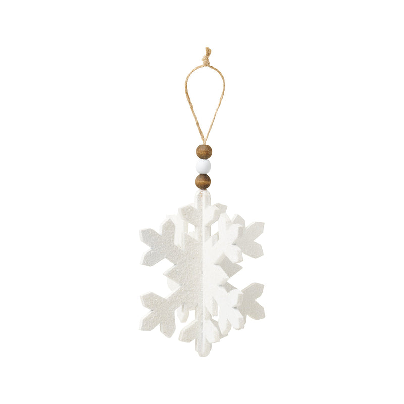 Glittering Snowflake Ornie