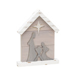 FR-3519 - Gray Wash Nativity Scene