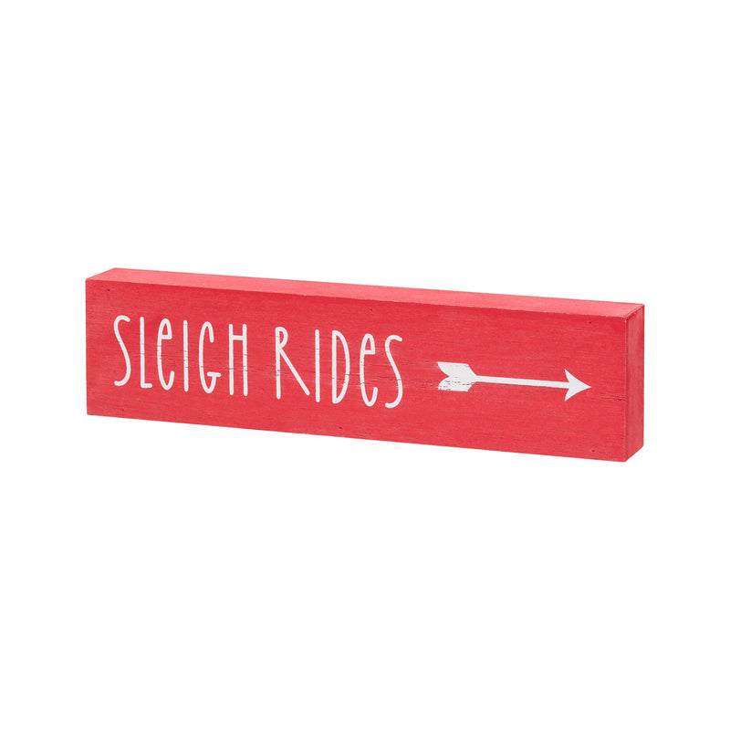 FR-3558 - Sleigh/Elf Washed Sitter (Reversible)