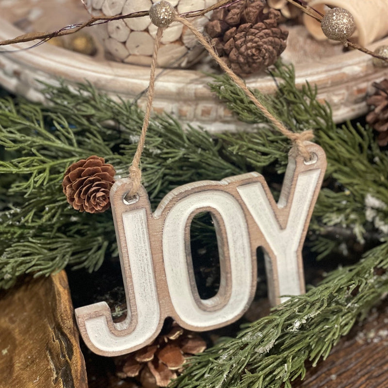 Joy Carved Ornie 