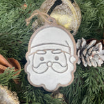 Santa Carved Ornie 