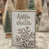 FR-3654 - Hello Winter Carved Block (DUE IN JULY)