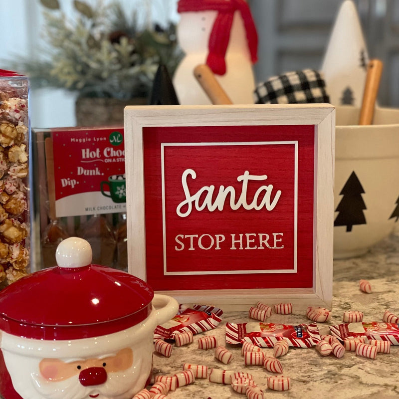 Santa/Cozy Laser Frame (Reversible)