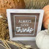 FR-3679 - Thanks/Wishes Laser Frame (Reversible)