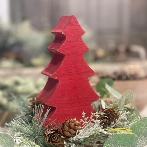 Sm. Red Wash Chunky Tree