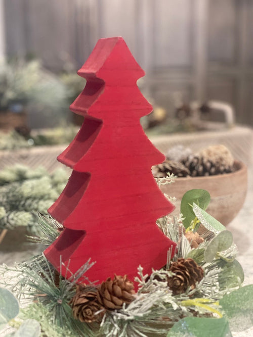 Lrg. Red Wash Chunky Tree