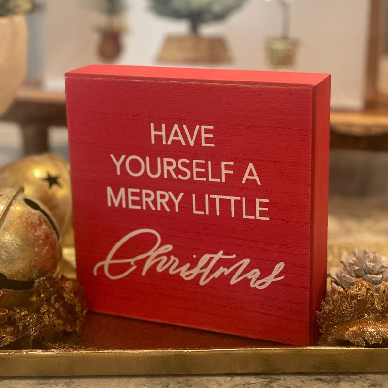 FR-3789 - Merry Little Cmas Box Sign