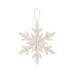 XL White Wash Snowflake