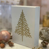 White/Gold Glitter Pine Box Sign