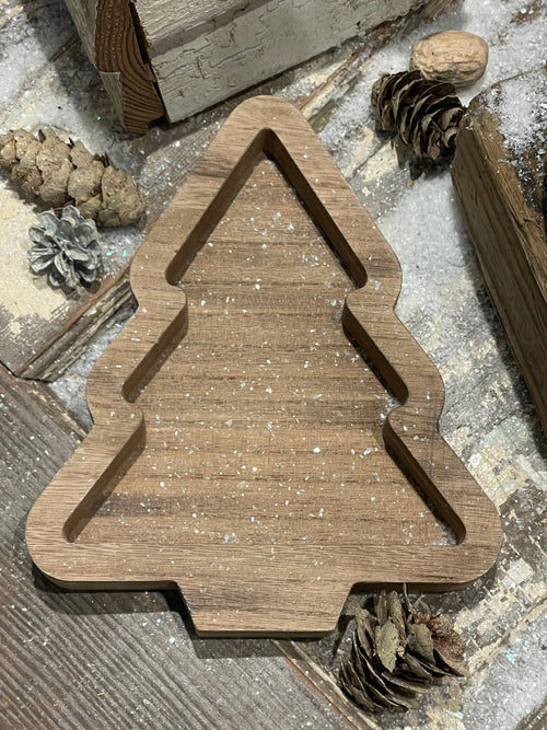 Lrg. Wood Wash Tree Tray