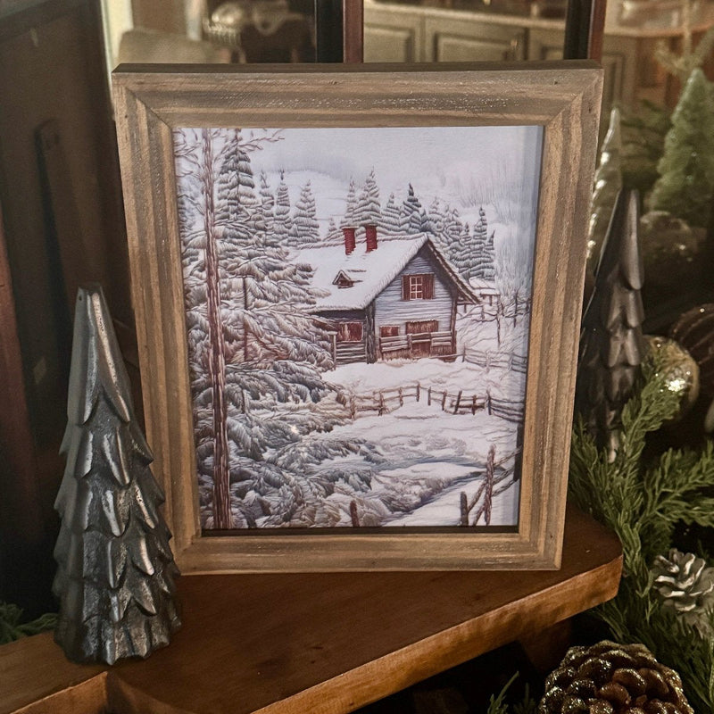 FR-3933 - Stitched Winter Frame